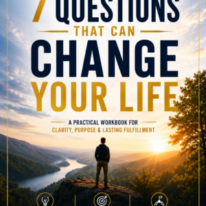 7 Questions That Can Change Your Life personal development workbook cover by Stephen Robson