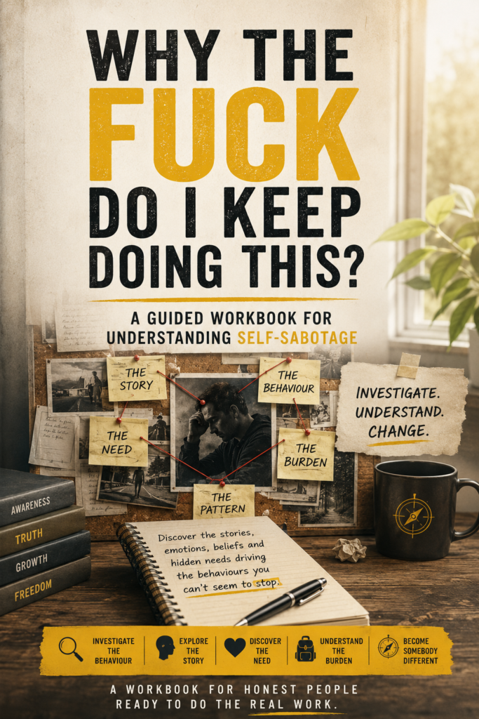 Why the Fuck Do I Keep Doing This? self-sabotage workbook cover