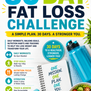 30 Day Fat Loss Challenge: A Simple Plan. 30 Days. A Stronger You. book cover